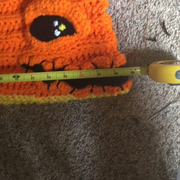 🤍🧡💛Handmade Crochet Candy Corn Hat🤍🧡💛 - Picture 10 of 11